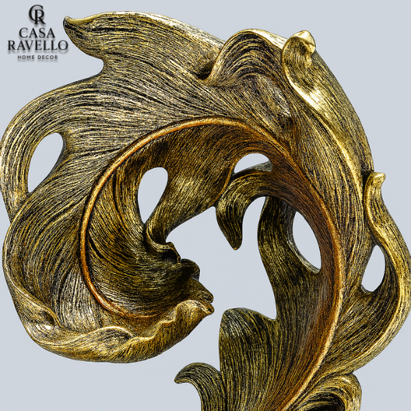 Escultura decorativa em Resina - Origine Foglio
