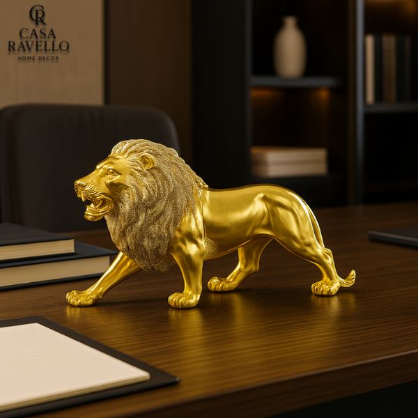 Leone Imperiale - Estátua decorativa em Resina