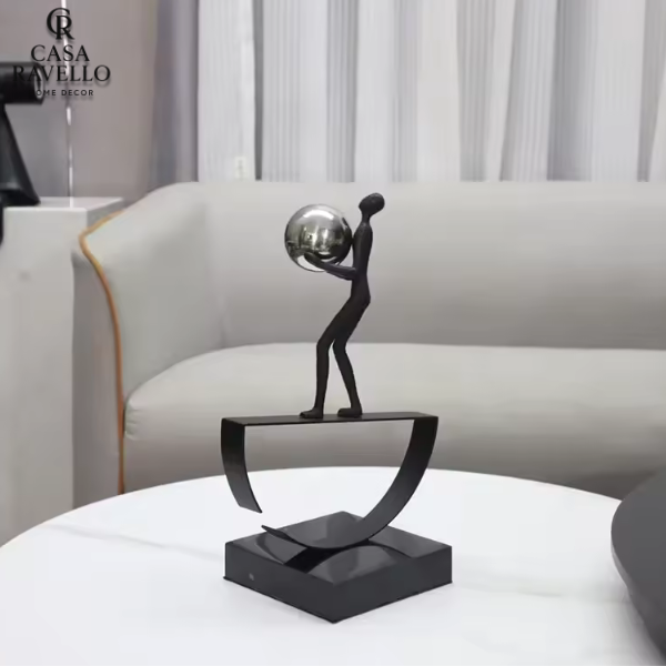 Estátua para decoração em Metal - Dinâmica Perfeita