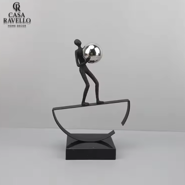 Estátua para decoração em Metal - Dinâmica Perfeita