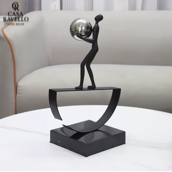 Estátua para decoração em Metal - Dinâmica Perfeita