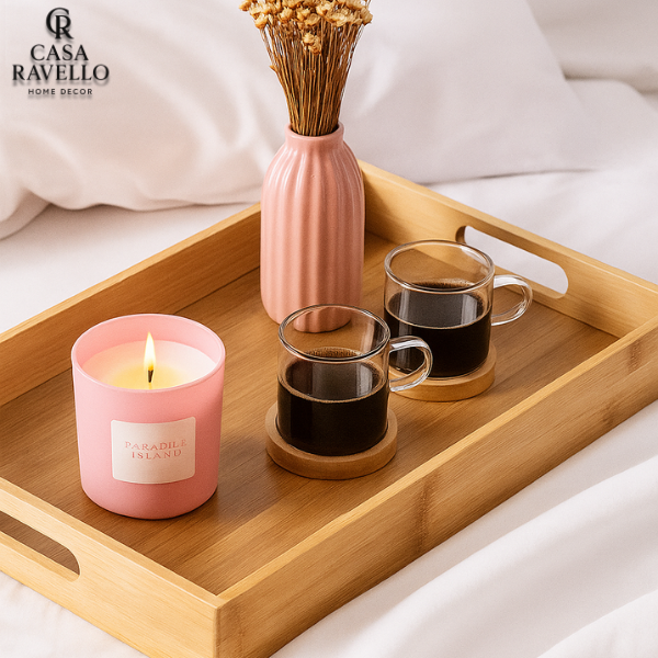 Bandeja em Bambu - Legno Chiaro