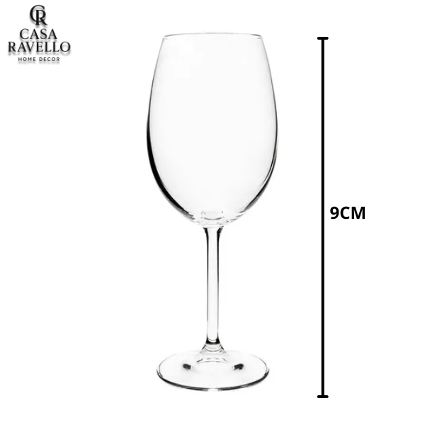 Jogo de 6 taças para Vinho, feito na República Tcheca - Maison Tchéquia