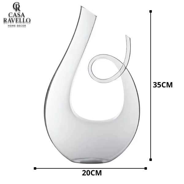 Decanter para Vinho em Cristal - Aurora Cristalline