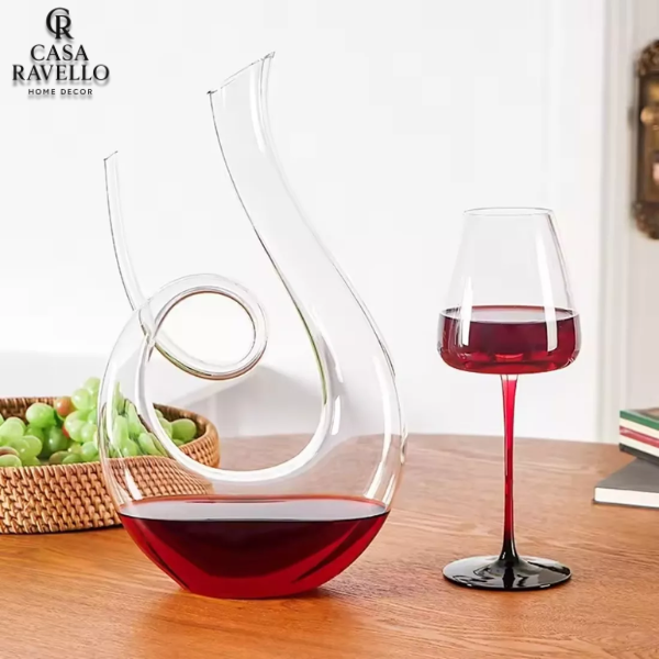 Decanter para Vinho em Cristal - Aurora Cristalline