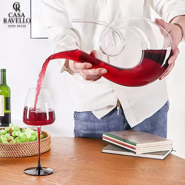 Decanter para Vinho em Cristal - Aurora Cristalline