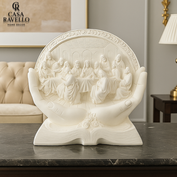 Santa Ceia - Estátua decorativa em Gesso