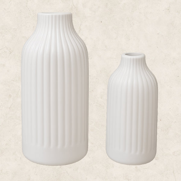 Dupla de Vasos decorativos em Cerâmica - Vetri di Firenze
