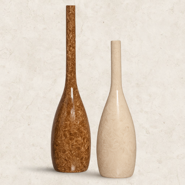Dupla de Vasos decorativos em Cerâmica - Duo Firenze