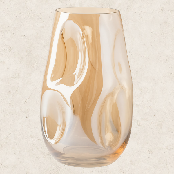 Vaso decorativo em Vidro - Vaso Onde di Luce
