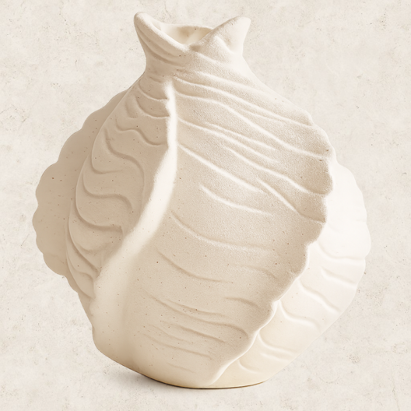 Vaso Decorativo em Cerâmica - Vaso Luma