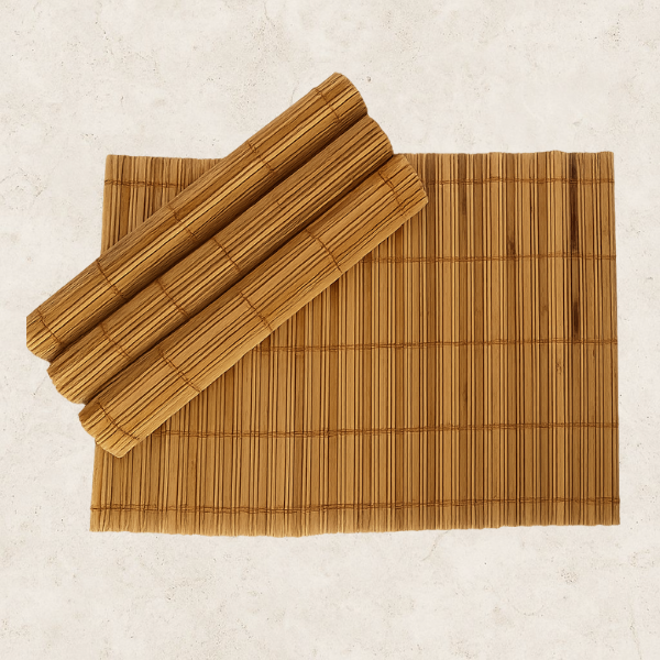 Kit 4 Sousplat em Bambu - Bambusa
