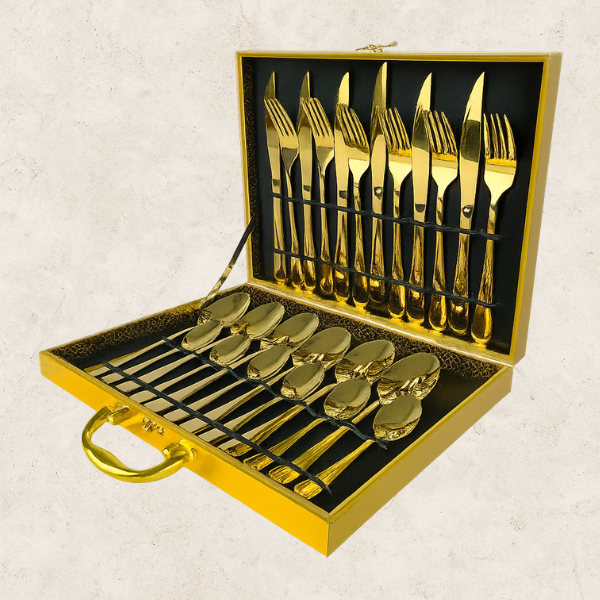 Maleta de 24 Talheres em Inox - Prestigio