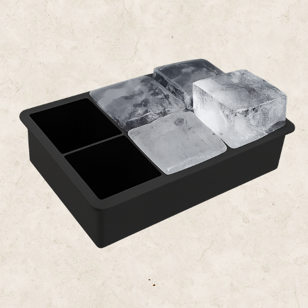Forma Quadrada de 6 Gelos em Silicone - IceMax